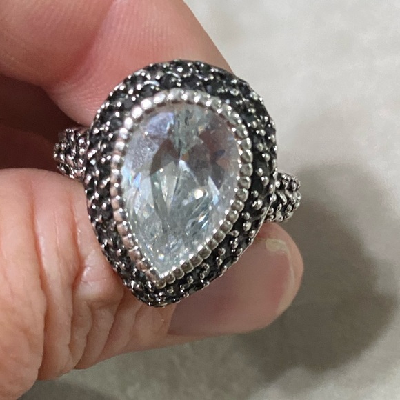 Park Lane Jewelry - Park Lane Tear Drop clear stone ring size 8